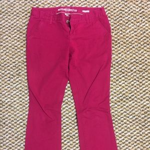 MOSSIMO PINK DRESS PANTS CARGO SIZE 7 BOOT CUT